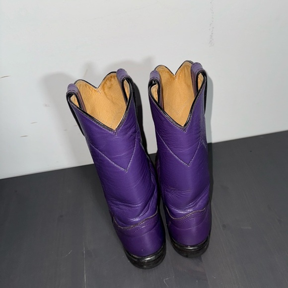 Women’s Justin Purple Roper Boots - Picture 6 of 9